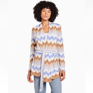 Rags Brodie Chevron Wrap Cardigan